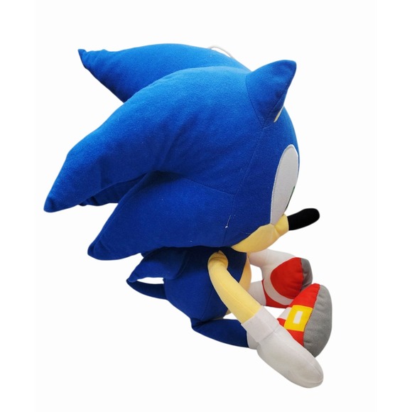 Large Sonic the Hedgehog Plush 18" SEGA Stuffed Toy - Classic Design - Picture 4 of 6